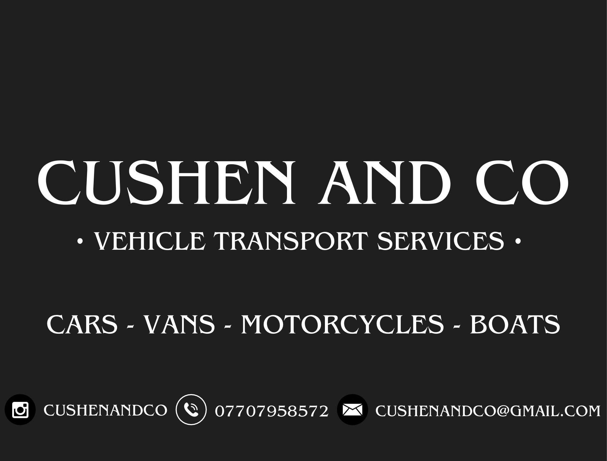 Cushen and Co on the Car Carry Transport HUB